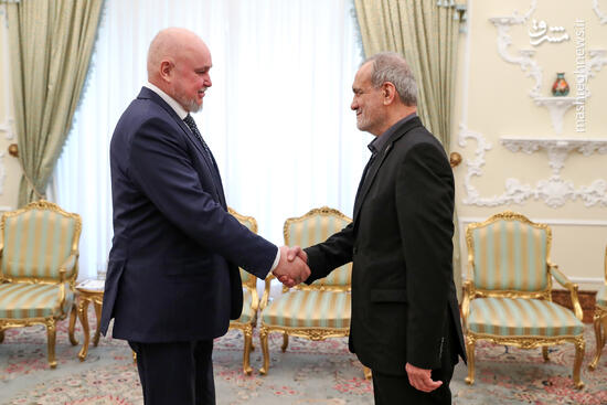 دیدار وزیر انرژی روسیه با رئیس جمهور
