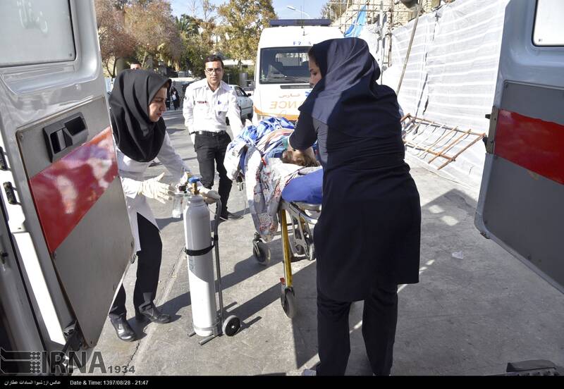 اعلام،گزارش،مصدومان،چهارشنبه