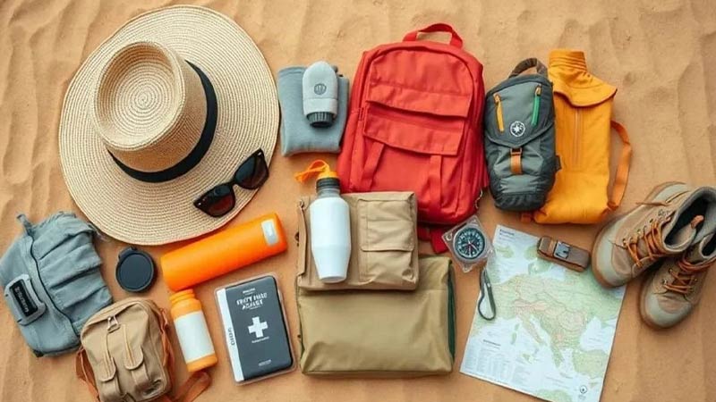 وسایل مورد نیاز سفر + چک لیست کامل لوازم مسافرت