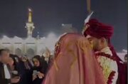 فیلم/ عقد زوج هندی در حرم امام رضا(ع)