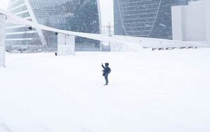 عکس/ مسکوی زیبای برفی