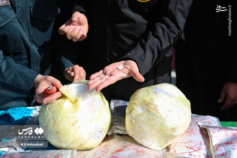 عکس/ کشف یک تن مخدر شیشه در یزد