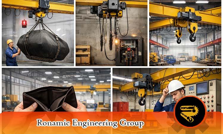 قبل از خرید جرثقیل سقفی این ۵ نکته را بدانید؛ اشتباهی که میلیون ها تومان هزینه دارد