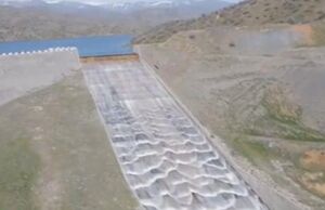 سد گاران مریوان سرریز کرد