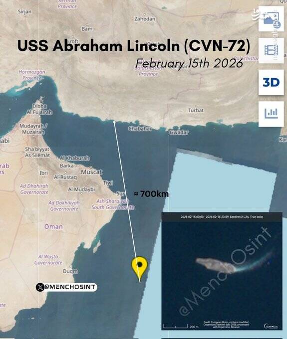 شگفتی کارشناسان از پروازهای شبانه پرنده ایرانی در آبهای جنوب/ شبحی به نام «پهپاد کمیل» بر فراز ناوگان دریایی ترامپ! +عکس