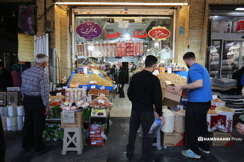 بازار بزرگ تهران در آستانه سال نو