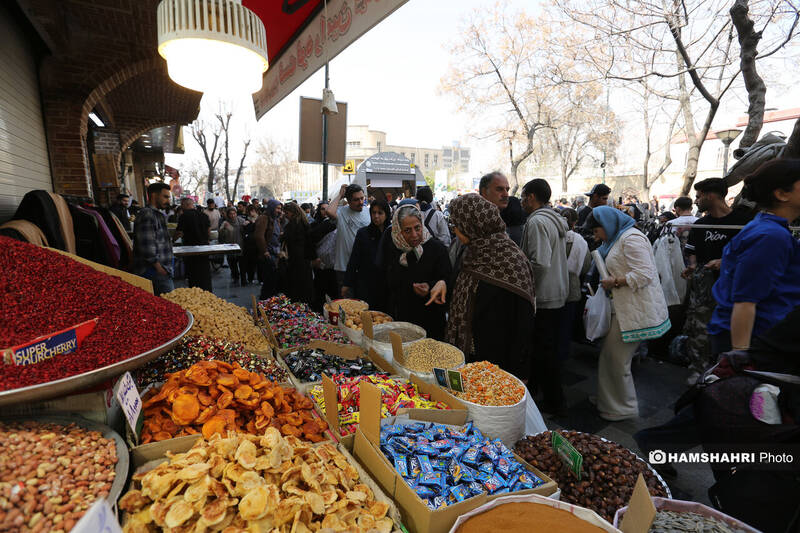 بازار بزرگ تهران در آستانه سال نو