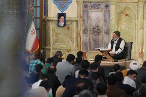 شب ششم مناجات خوانی ماه بندگی در بهشت رضوی