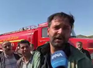 روایت شاهدان عینی از لحظه سقوط هلیکوپتر ارتش در اصفهان