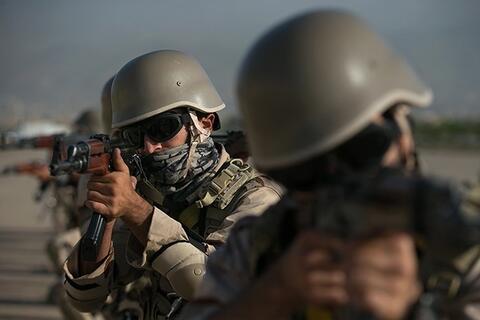 تمرین با تسلیحات و روش‌های نوین در رزمایش نیروی زمینی سپاه