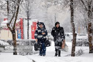 تصاویری از بارش برف در مناطق مختلف آذربایجان غربی