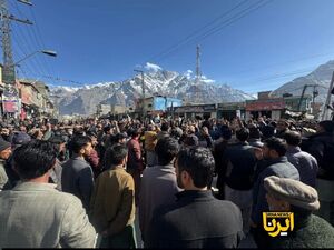 تجمع حامیان ایران در پاکستان علیه تجاوزگری آمریکا و اسرائیل 