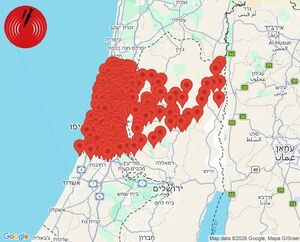 ۴۲۴ نقطه در مرکز فلسطین اشغالی زیر آژیر قرمز؛ تل‌آویو در وضعیت اضطراری