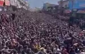 عزاداری باشکوه مردم سکردو در رثای شهادت آیت الله خامنه‌ای