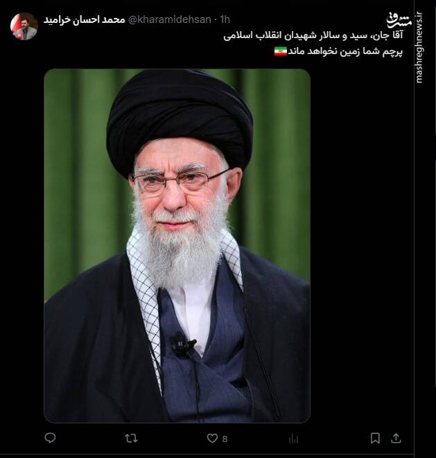واکنش کاربران فضای مجازی به خبر شهادت رهبر انقلاب