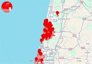 اصابت موشک‌های ایران به مرکز فلسطین اشغالی