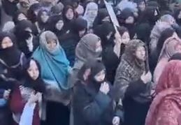 فیلم/ عزاداری زنان کارگیل هند در ماتم امام شهید