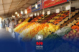 فیلم/ حمله به اطراف یک میدان میوه و تره‌بار در شرق تهران