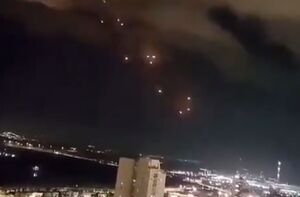 لحظه حملات موشکی ایران در نوزدهمین موج وعده صادق ۴