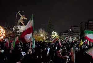 فیلم/ حضور باشکوه مردم تهران در اجتماع میدان ونک