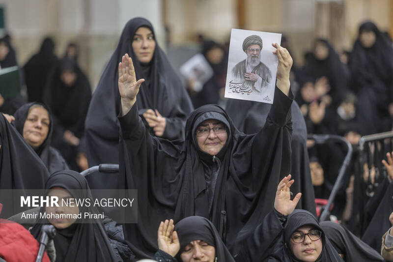 وداع با ۱۲ شهید حمله آمریکایی_صهیونیستی در قم