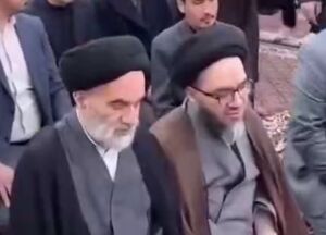 فیلم/ حضور فرزندان آیت‌الله سیستانی در مراسم بزرگداشت شهید امام خامنه‌ای