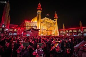 عکس/ حال و هوای نخستین شب قدر در حرم امیرالمومنین