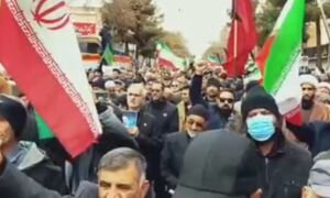 فیلم/ بیعت با سومین رهبر انقلاب اسلامی در شاهرود