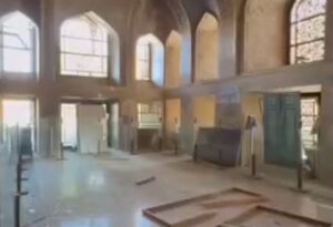 آسیب به مجموعه جهانی کاخ چهل‌ستون اصفهان
