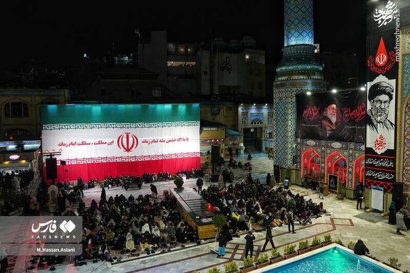شب قدر در امامزاده صالح همزمان با انتخاب رهبر جدید