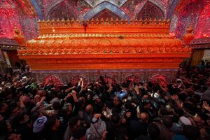 حال و هوای ضریح امیرالمومنین در شب شهادتان