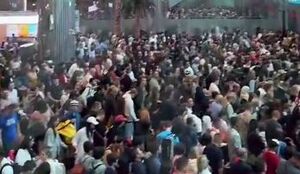 فیلم/ بزرگترین موج خروج مسافران از فرودگاه دبی