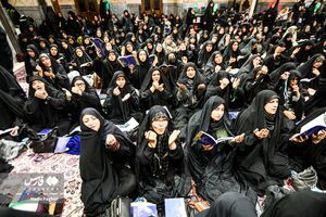 عکس/ احیای ناشنوایان در حرم امام رضا(ع)