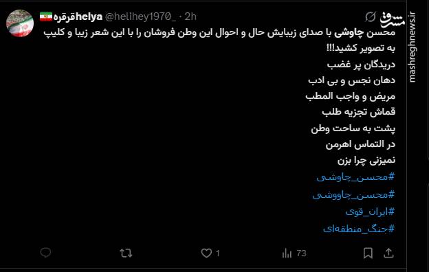 چاوشی وطن فروشان را این گونه توصیف کرد
