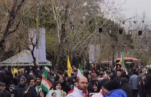 فیلم/ حال و هوای دانشگاه تهران هم زمان با شنیدن صدای انفجارها