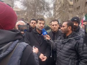عکس/ حضور وزیر ورزش در راهپیمای روز جهانی قدس
