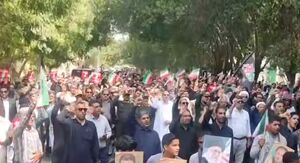 فیلم/ طنین "لبیک یا خامنه‌ای" در چابهار در روز قدس