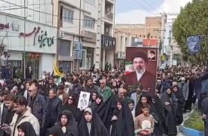 فیلم/ حضور حماسی سنگربانان ایلامی در راهپیمایی روز قدس