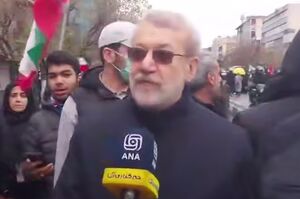 واکنش لاریجانی به حمله دشمن هنگام راهپیمایی