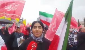 فیلم/ شعرخوانی حماسی دختر جوان در راهپیمایی روز قدس