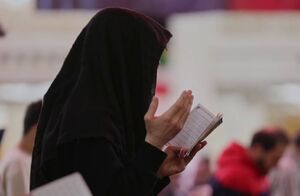 تصاویری احساسی از حال و هوای شب‌های قدر در حرم کریمه اهل بیت