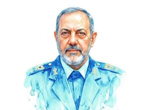 عکس/ وداع و نماز بر پیکر امیر خلبان عزیز نصیرزاده