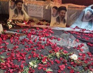عکس/ گلباران محل شهادت شهیده روز قدس