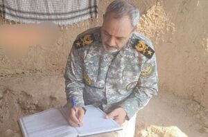 عکس/ دل‌نوشته ۳ سال پیش شهید سرلشکر نصیرزاده
