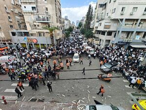 آثار حملات امروز ایران به فلسطین اشغالی