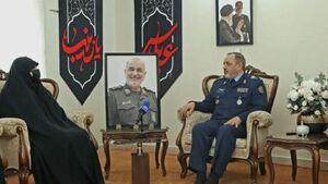عکس/ دست‌نوشته شهید نصیرزاده پس از دیدار با خانواده شهید سلامی