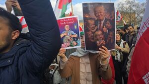 تجمع‌ حمایت از ایران در هانوفر آلمان