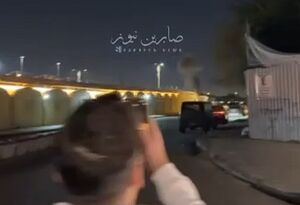 فیلم/ حملات پهپادی گسترده به سفارت آمریکا در بغداد
