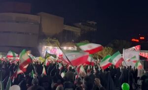 فیلم/ آیین وداع با پیکر ٨۴ شهید ناوشکن دنا در میدان ولیعصر(عج)
