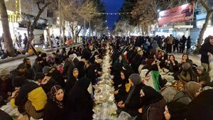 عکس/ اینجا بجنورد به وقت افطاری خیابانی